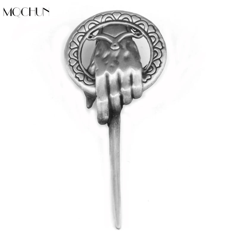 

Movie Jewelry Game of Thrones Song of Ice and Fire Brooch Hand of the King Lapel Inspired Authentic Prop Pin Badge Brooches