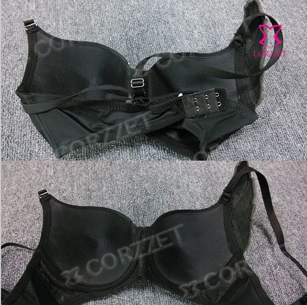 Женский бюстгальтер с заклепками и эффектом пуш ап в стиле панк|punk buckle|punk luckybra white