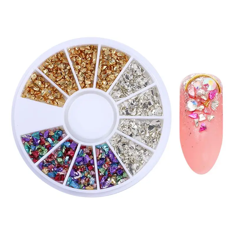 Разноцветные Стразы для ногтей, камни AB, цветные стразы, Необычные Бусины для маникюра, украшения для ногтей аксессуары с кристаллами - Цвет: Pattern-6