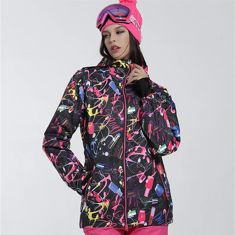 Женская зимняя одежда сноуборд Женская водонепроницаемая походная верхняя куртка для женщин/сноуборд куртка лыжная одежда