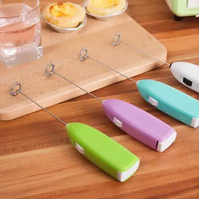Бытовой автоматический мини-крем Whipper кофе Shake Mixer милый Электрический ручной блендер Приспособление для взбивания яиц Foamer кухонные инструменты - изображение