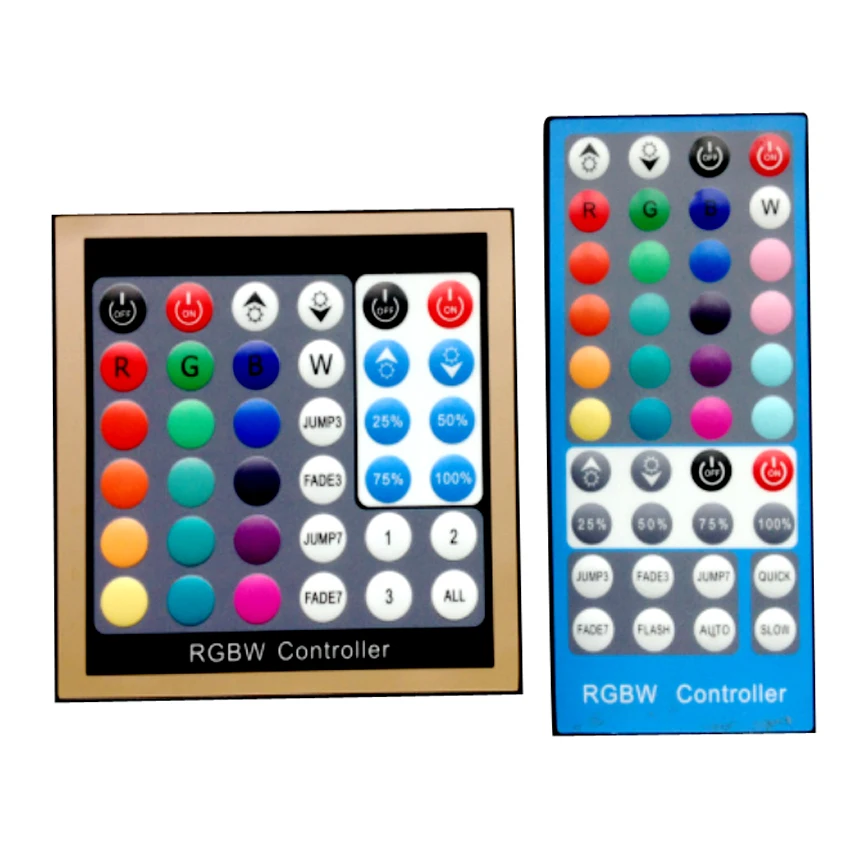 

dc 12v 24v led rgbw controller dimmer 40 keys ir remote control for rgbw smd 5050 led strip light