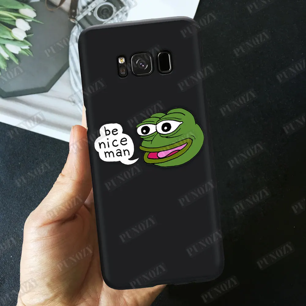 Забавный чехол для телефона Pepe the Frog для samsung S10 S8 S9 Plus S7 TPU силиконовый чехол для iphone 11 pro MAX XR 8 6S 7 Plus XS X - Цвет: TPU A392