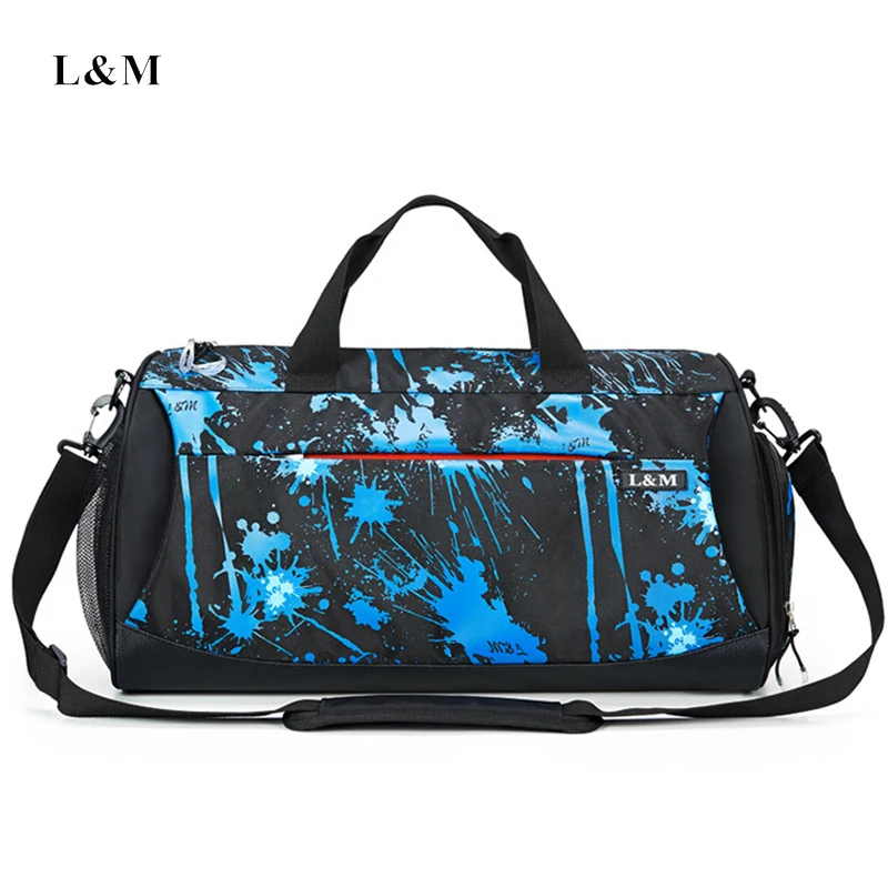 New Gym Bag Women Men Fitness Bags Waterproof Nylon Sport Bag Travel Training Shoulder Bags