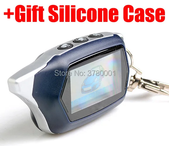 

Russian version C9 LCD Remote key + Gift Silicone Case for starline C9 car remote controller lcd two way car alarm system