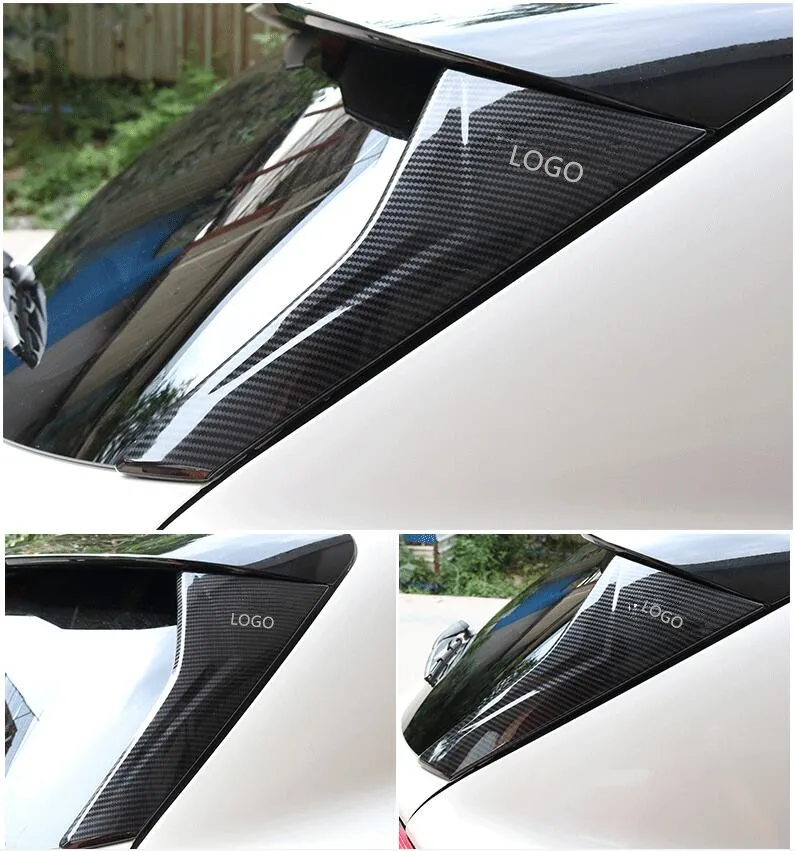 Углеродное волокно гонки решетки отделка задний багажник двери decalled молдинги рамки для Subaru XV 19 AA510B