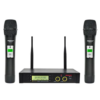 

Freeboss FB-U11 UHF Wireless Microphone System 2 way 100 Channels IR Frequency Wireless Mic Karoke KTV Party Dynamic Microphone