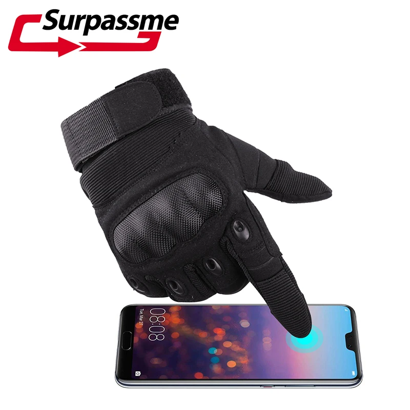 

Touch Screen Motorcycle Gloves Winter Summer Breathable Non-slip Hard Knuckle Full Finger Motocross Motor Racing Riding ATV