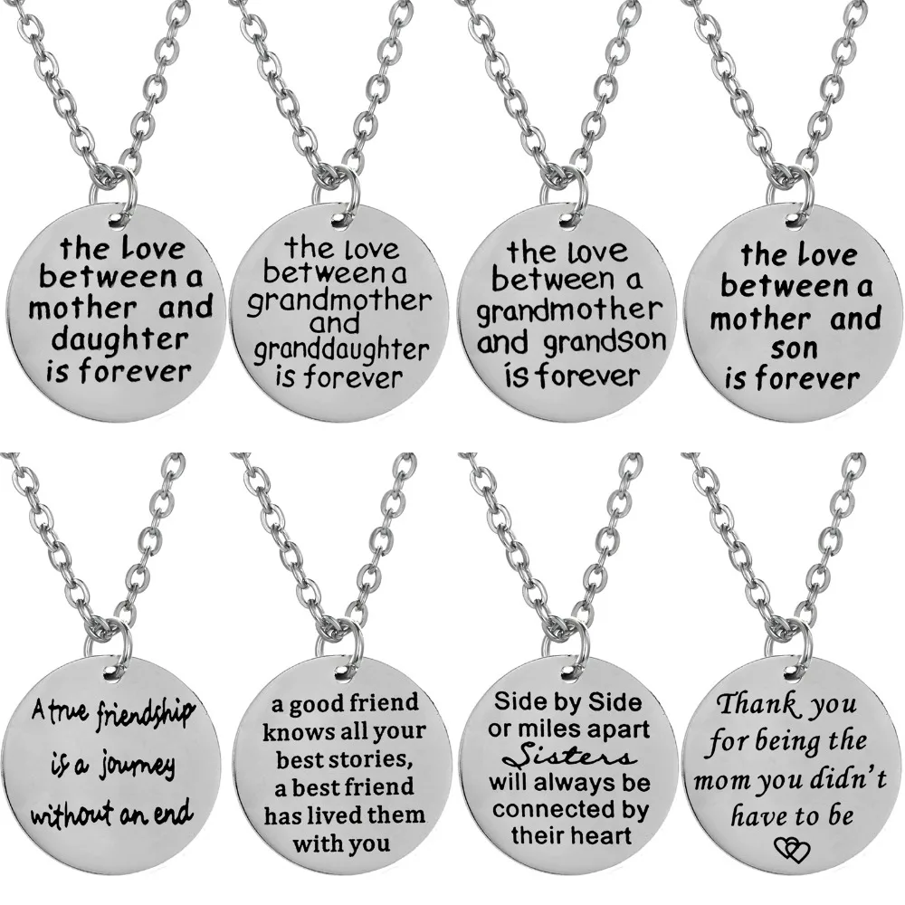 mom daughter granddaughter necklace