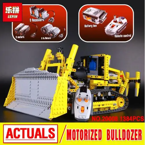 

LEPIN 20008 technic series remote contro lthe bulldozer Model Assembling Building block Bricks kits Compatible with 42030