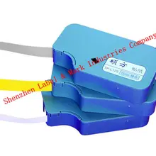 Этикетка кассетного типа "Mei Qing"(серебряный 12 мм) TP-L12S для supvan картриджный принтер TP60, TP66, TP60A, TP66A, TP60i, TP66i, для кабельного принтера, маркер для кабеля