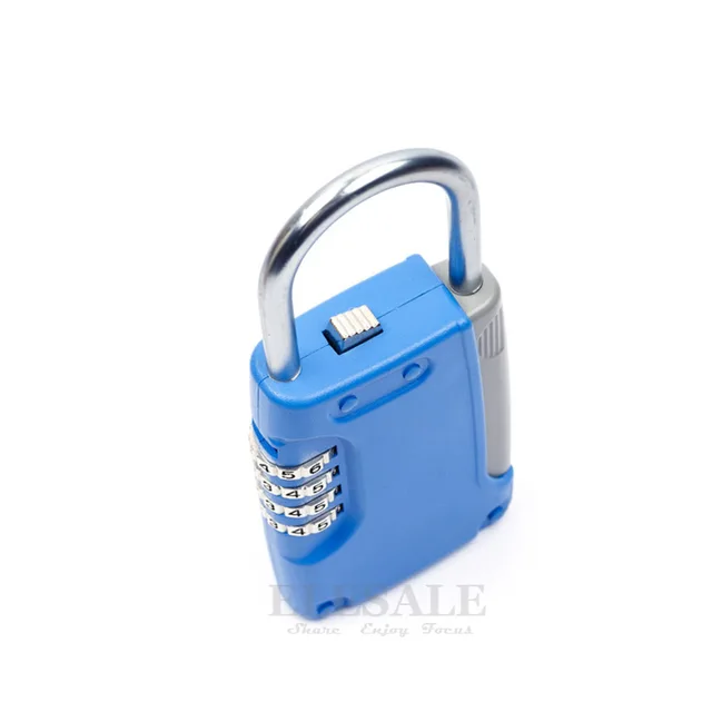 High Quality Hidden Key Safe Box 4-Digital Password Combination Lock With Hook Mini Metal Secret Box For Home Villa Caravan 5