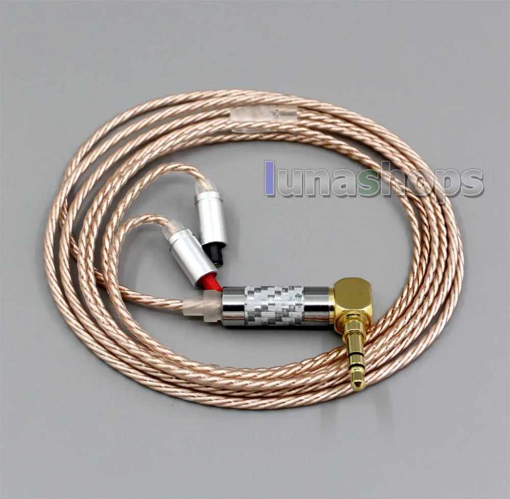 LN006370 Hi-Res посеребренный XLR 3,5 мм 2,5 мм 4,4 мм кабель для наушников для Audio-Technica ATH-IM50 IM70 IM01 IM02 03