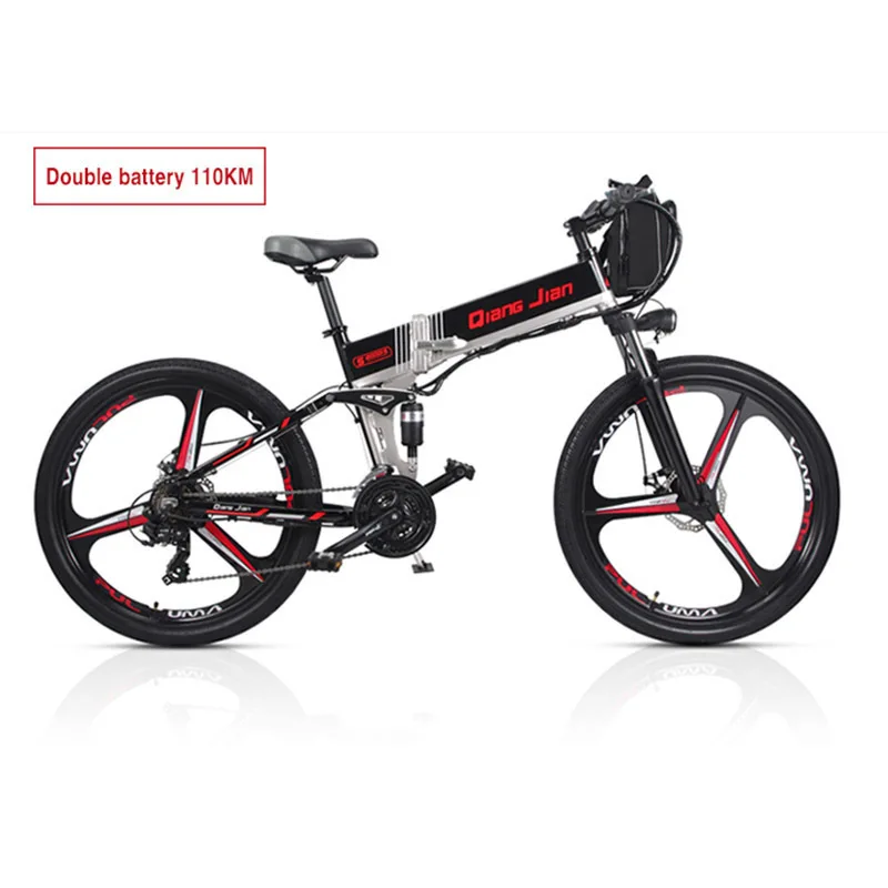 Best Accepted Electric Brake Hydraulic Bike Mountain Bike Electric 48v350w 10.4ah + 18ah De La Battery Of Litio Ebike Inside Li Batt 3