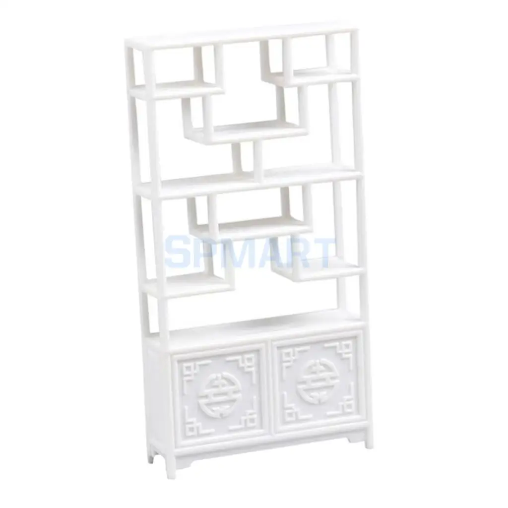 Home Furniture DIY Scenery 1/25 Scale Rack Shelf Shelves Plastic Mini Scene