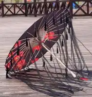 Seide Tuch Spitze Regenschirm Frauen Kostüm Fotografie Requisiten Tasseled Regenschirm Yarned Chinesische Klassische Öl-papier Regenschirm Sonnenschirm