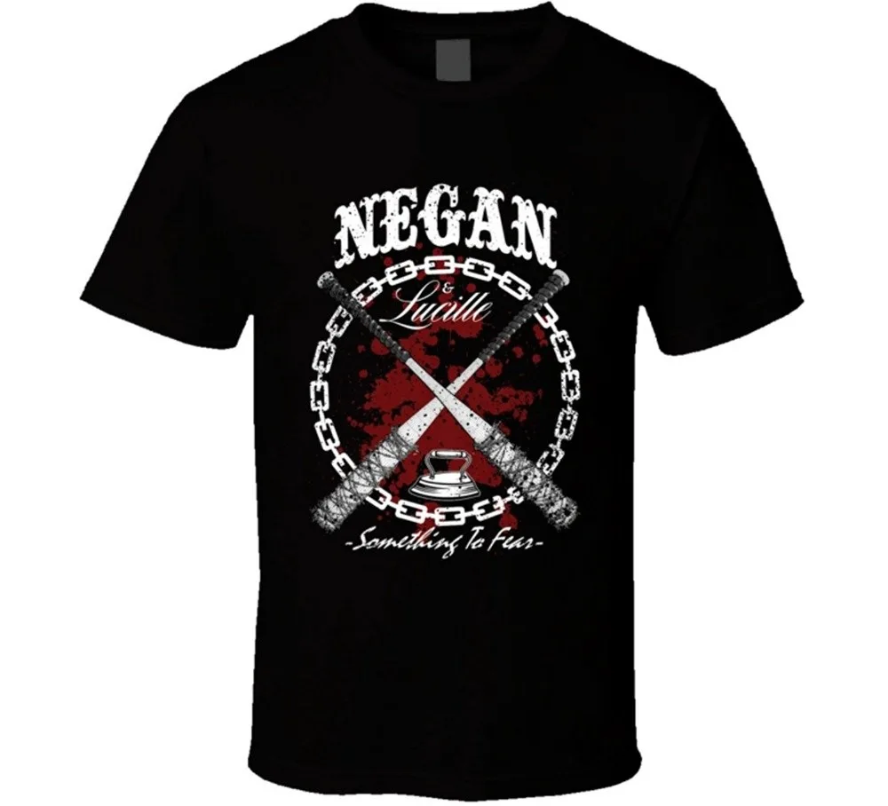 

Newest Funny Negan Lucille The Walking Dead TV Show T Shirt Summer Style Casual Clothing