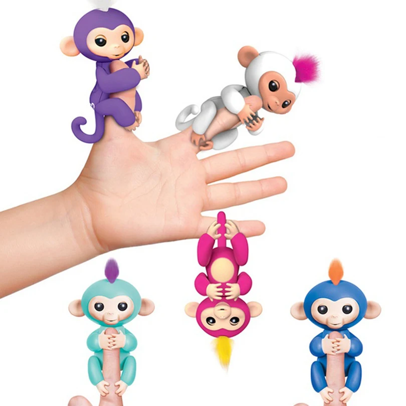 WowWee лицензии молоди 2019 обезьяна палец детеныш обезьяны интерактивные детские животное интеллектуальные игрушки Совет обезьяна палец