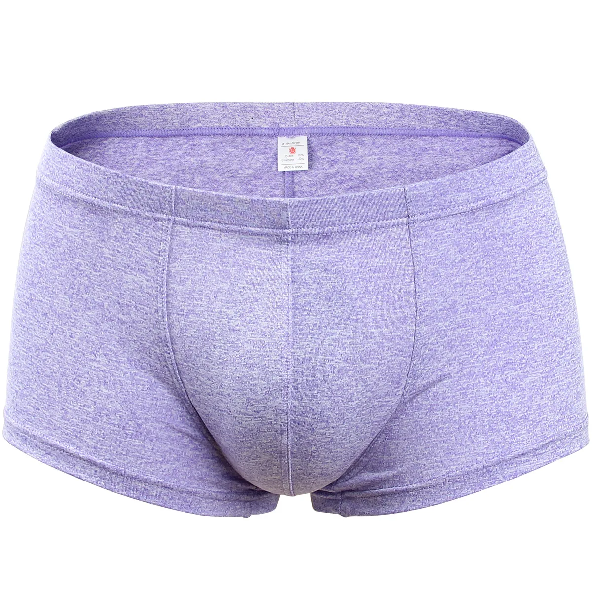 Men Sexy Breathable Gay Men's Boxer Trunks Classic Soft Male Panties Wholesale Cotton Underwears Boxers Shorts - Цвет: purple