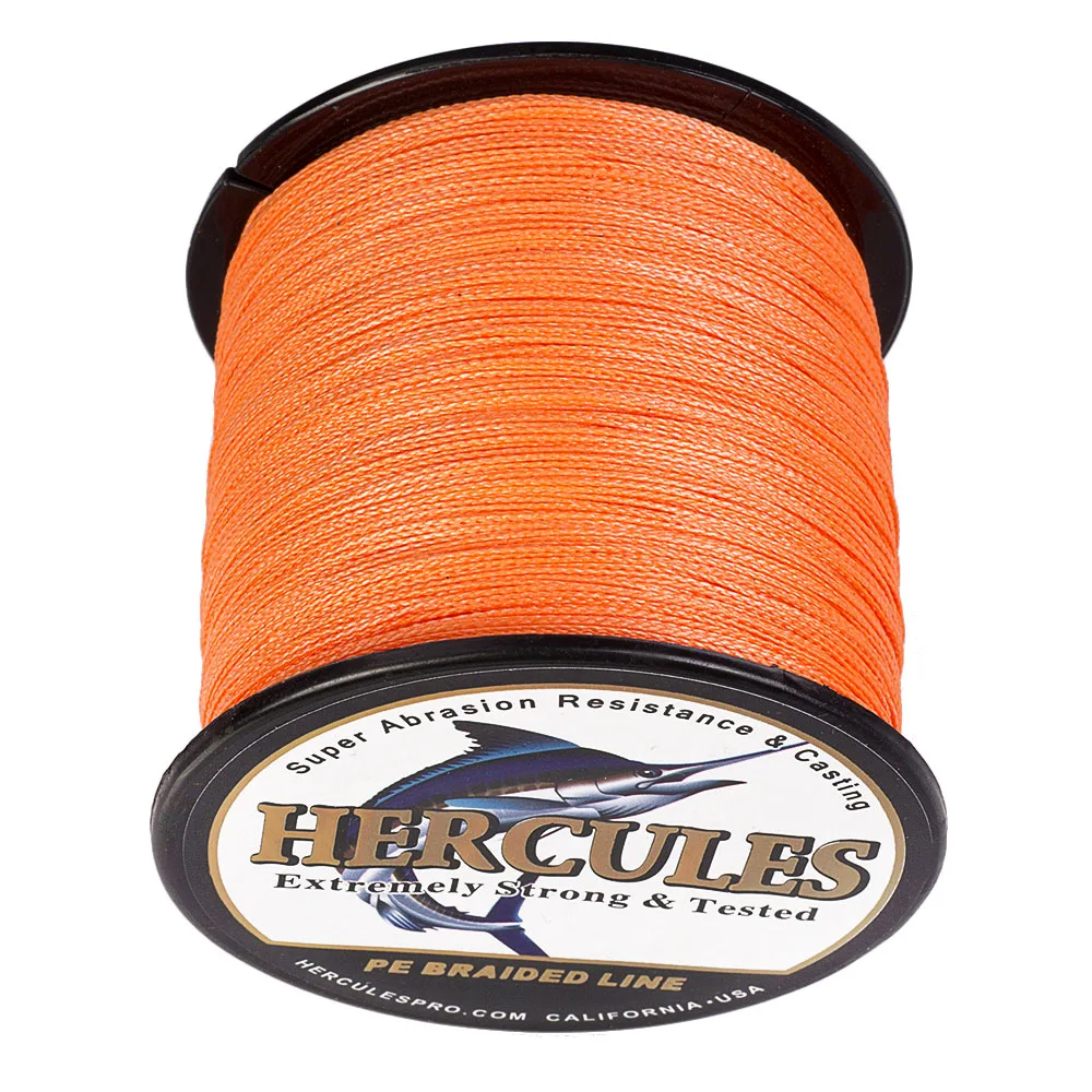 Hercules Fishing Line 4 Strands Multifilament 500M 6-100LB PE Accessories Sea Line Spectra Extreme Braid Brazil French Pop 4