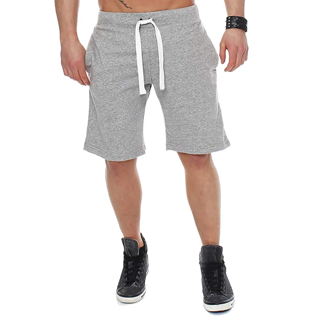 Мужские шорты Карго, крутые летние,, летние, мужские, на шнуровке, с карманами, повседневные, однотонные шорты с пятью точками, уличная одежда, Ropa отправлено