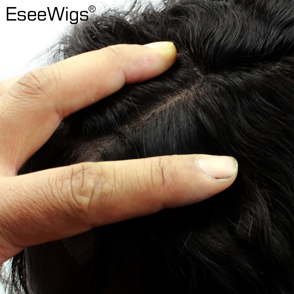  Eseewigs Silk Base Wigs Full Lace Human Hair Wigs Pre Plucked Curly Brazilian Remy Hair For Women B