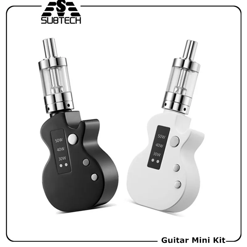 

New Original Guitar Mini Box Mod Vape Starter Kit portable guitar 2ml Tank vaporizer Electronic cigarette vaper 1050mah battery