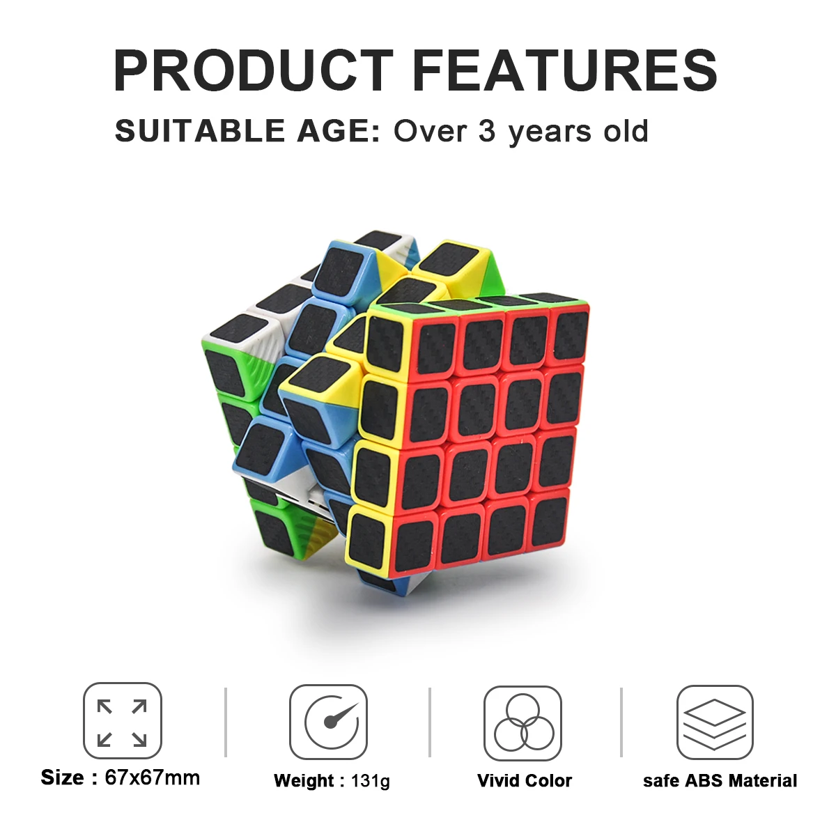 4x4x4 Профессиональный Скорость куб Magic Cube kostka развивающие игрушки головоломки для обучения детей Cubo Magico, обучающие игрушки