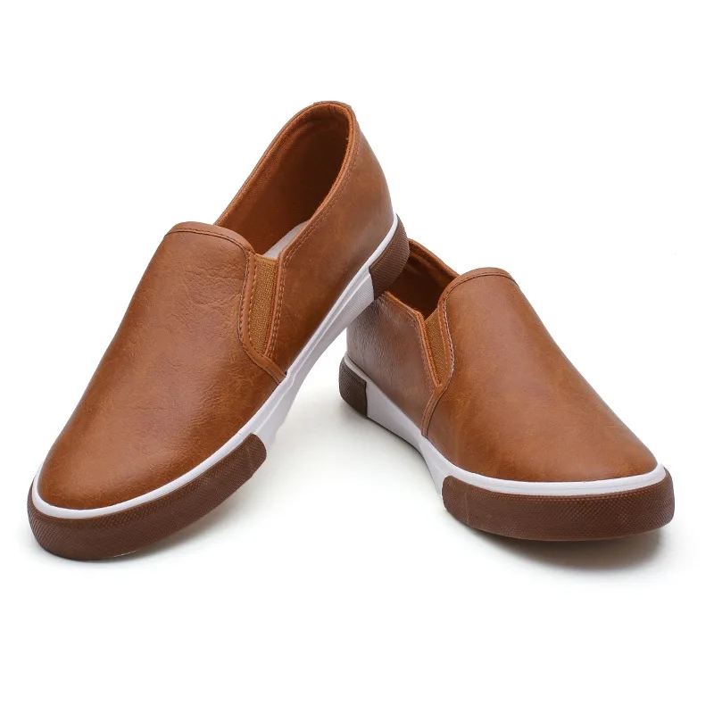 2018 Men's Leather Casual Shoes Man Business Loafers Fashion Flats Classics Retro Style Four Seasons Shoes Luxury Brand Design 2018 Men's Leather Casual Shoes Man Business Loafers Fashion Flats Classics Retro Style Four Seasons Shoes Luxury Brand Design
