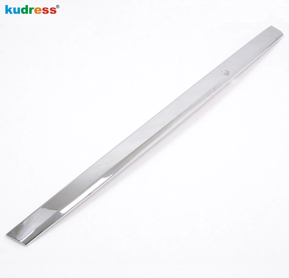 

For TOYOTA VIOS 2014 ABS Chrome Rear Tail Gate Protector Rear Door Trunk Lid Cover Trim Trunk Covers Trims Decoration 1 PCS