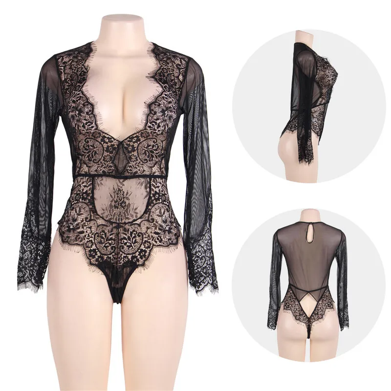 Lace Bodysuit06