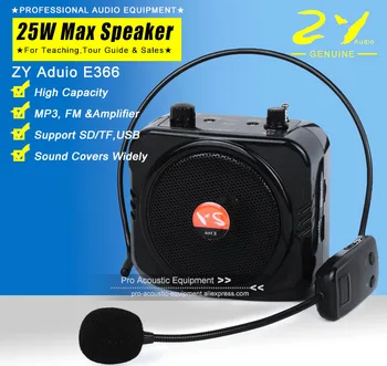 

UHF Adjustable Frequency Loudspeaker With Wireless Microphone Voice Amplifier Speaker For Teaching Tour Guide Sales Promotion