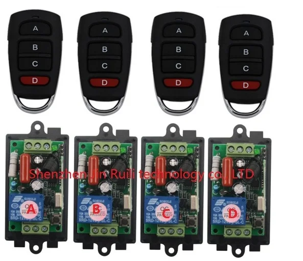 Бесплатная доставка 220V 110V 1CH RF Беспроводной переключатель системы