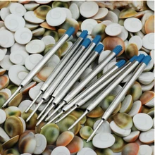 Горячее надувательство 10 шт. синий/черный пополнения чернил для шариковая ручка канцелярская записи аксессуары с ручкой A8