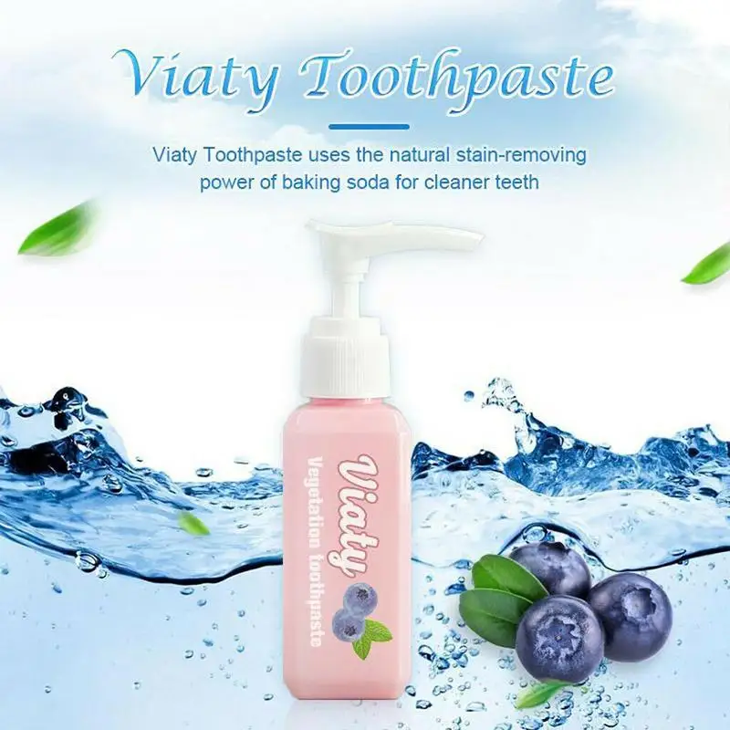 Новая зубная паста Viaty Vegetation удаление пятен дыма уменьшает зубную грязь