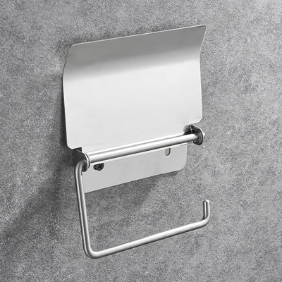 Качественное настенное крепление для ванной комнаты держатель для телефона держатель для туалетной бумаги держатель для рулона из нержавеющей стали бумажная полка аксессуары для ванной комнаты BG-660 - Цвет: Chrome C