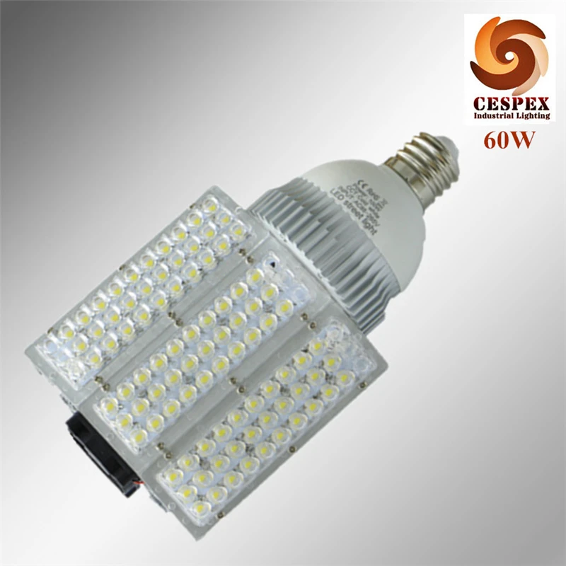 

CE ROHS PSE LED street light lamp e39 e40 e27 e26 60w AC110V 220V 230V 240V 50/60 hz E40 E39 60W LED street light bulb