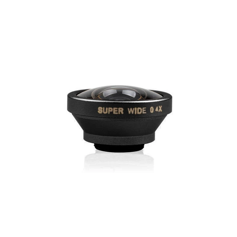 

Universal 0.4X Degree Super Fish Eye Mobile Phone Camera Lenses For iPhone Lens Super Wide Angle HD Metal Phone Clip-on Fisheye