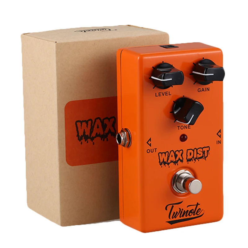 Twinote WAX DIST Guitar Effect Pedal Vintage Distortion Effects Pedal sound Guitar Pedal Twinote WAX DIST Guitar Effect Pedal Vintage Distortion Effects Pedal sound Guitar Pedal