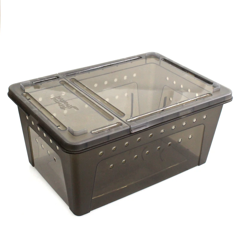 

1PCS Reptile Breeding Box Climbing Pet Box Spider Horn Frog Guard Palace Box Lizard Pet Snake Snail Insect Turtle Tank Box