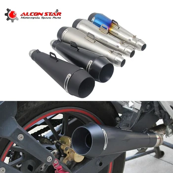 

Alconstar 51MM Universal AK Motorcycle Pipe Exhaust Moto Escape GP Pot For M4 For Motocross Pit Dirt Bike ATV UTV