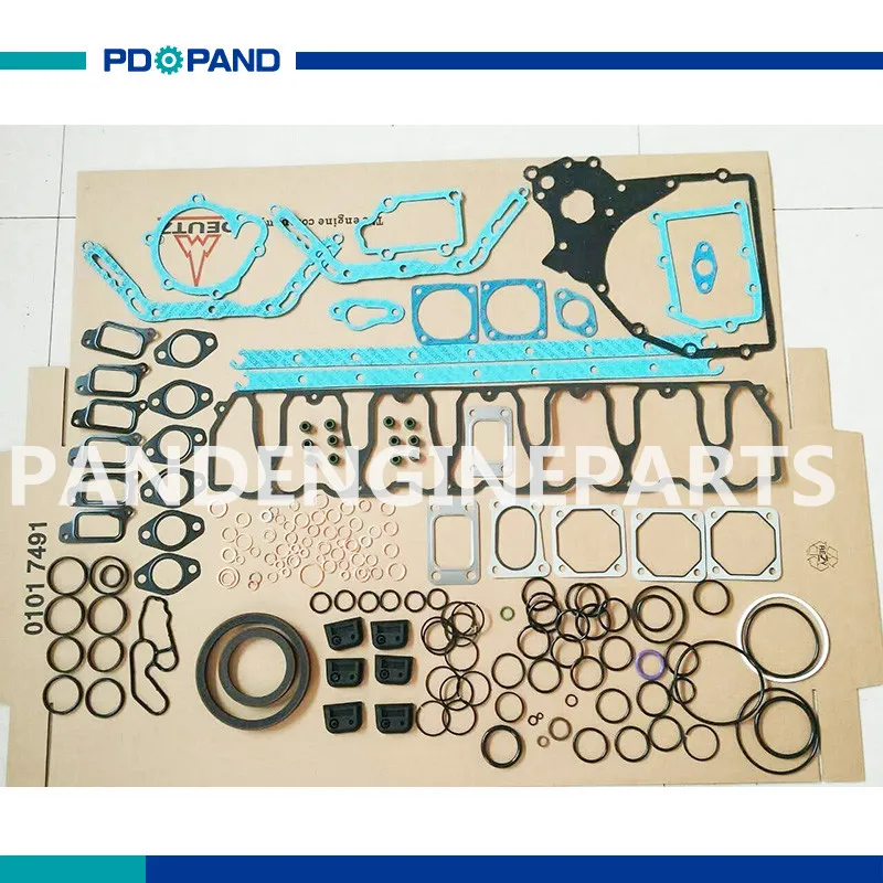 Overhaul Engine Gasket kit Suits for Deutz BF6M2012 Full Rebuild Gasket