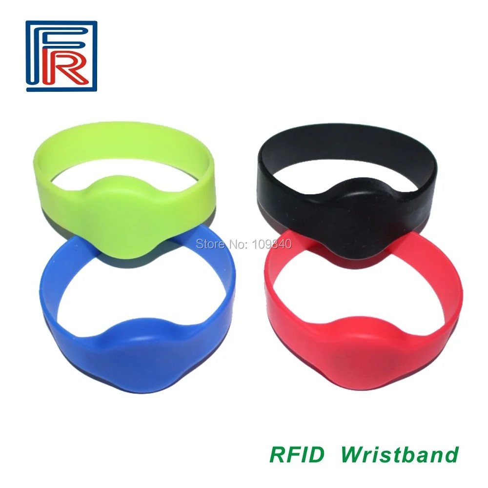 Excellent Hot sell anti-high temperature silicone passive rfid wristband , nfc waterproof bracelet  200pcs/lot 1