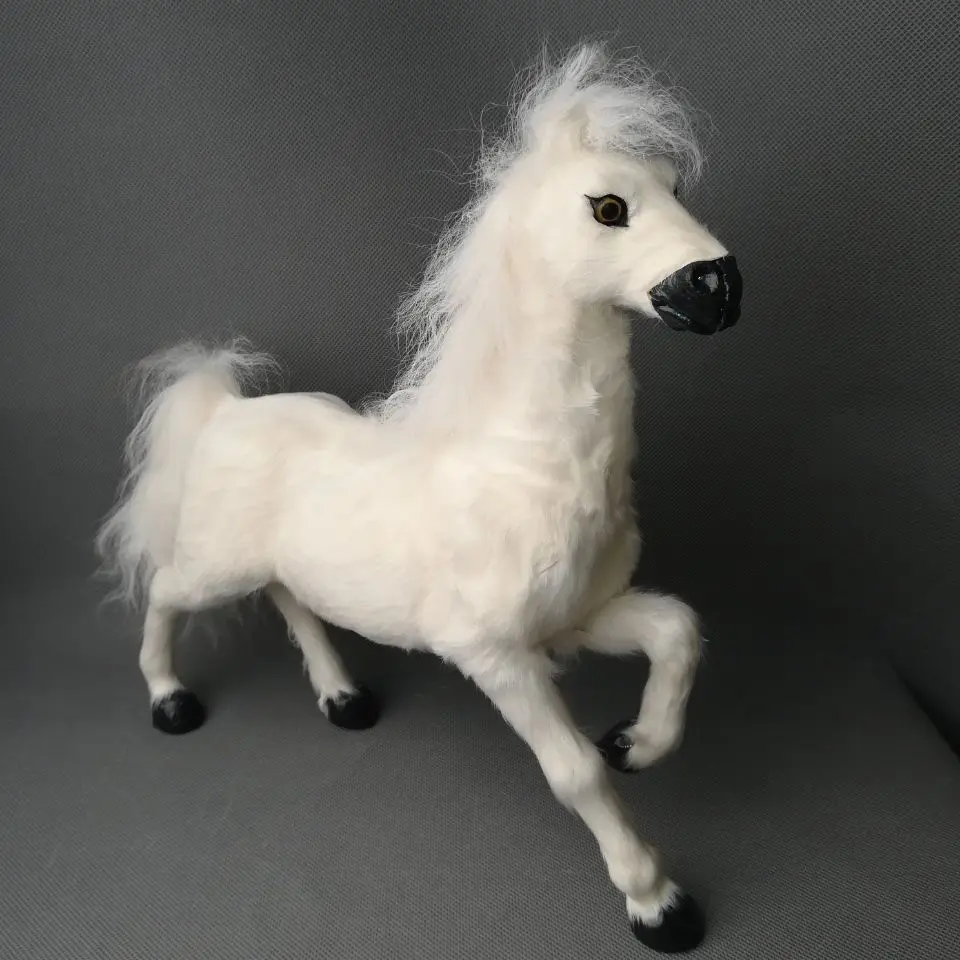 real-life-toy-large-32x30cm-white-horse-polyethylene-furs-raise-leg-up-horse-model-home-decoration-props-toy-gift-d0288