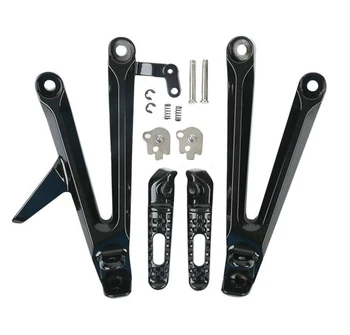 

Black Rear Passenger Footrest Foot Pegs Set For HONDA CBR1000RR 2004-2007 05 06