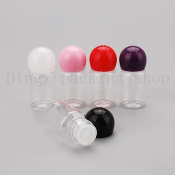 

10ml 50pcs/lot Transparent Plastic Recycle Bottles with Screw top cap Cosmetic Square Clear Tools Vial with Useful Container