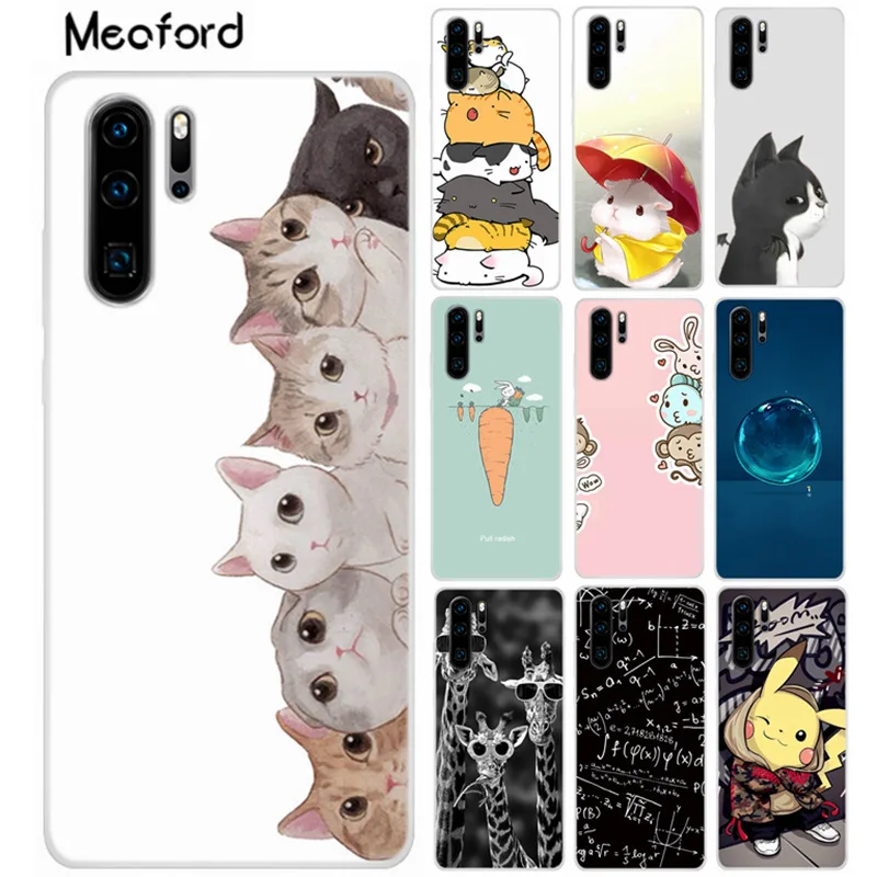 

P30pro Case For Huawei P30 Pro Cover Ultra thin Silicone Soft Clear TPU Printed Skin For Huawei p30 Phone Case For Huawei P 30