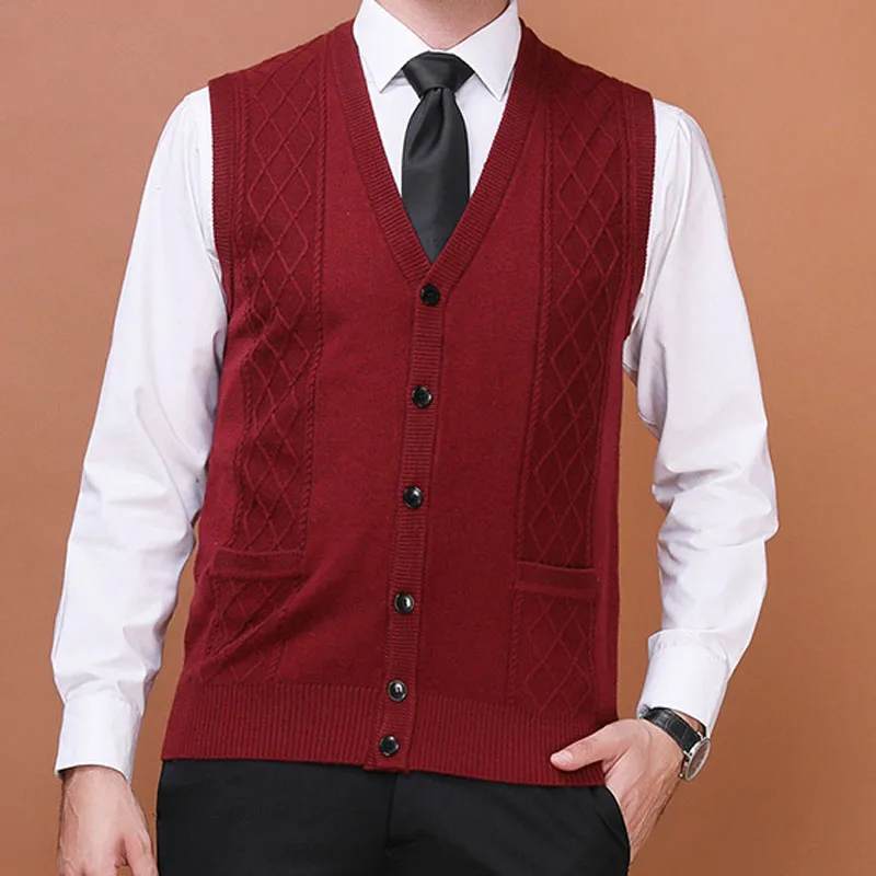 old man sweater vest