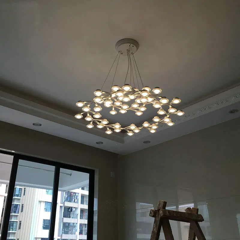 Современный художественный дизайн LED звезда Слива hanglamp Декор подвесные