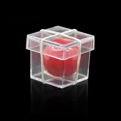 

Bandit Ball Penetrate Thru Transparent Box Magic Tricks Magician Close Up Street Illusion Gimmick Props Mentalism Comedy